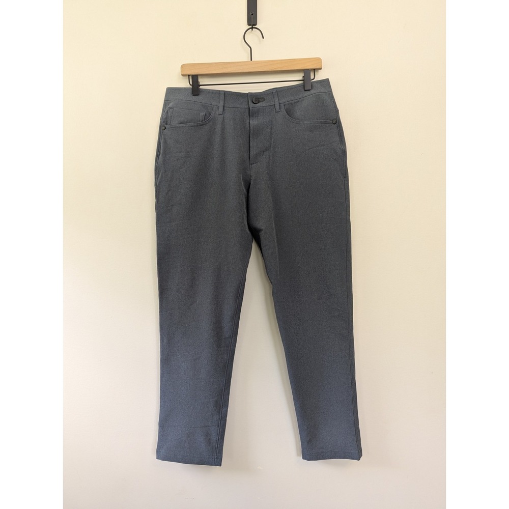 Public Rec Work day Straight Pants Grey Performance Stretch 32/30 Chino Mens